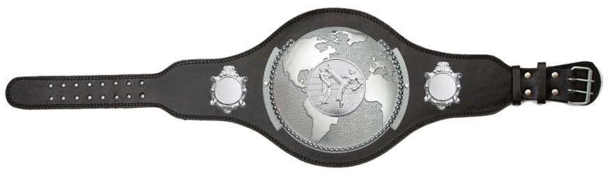 WORLD KICKBOXING CHAMPIONSHIP TITLE BELT - PLT309/S/KBOS WORLD KICKBOXING CHAMPIONSHIP TITLE BELT - PLT309/S/KBOS